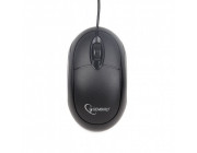 Gembird MUS-U-01, Optical Mouse, 1000dpi, USB, Cable length: 1.25 m, Black